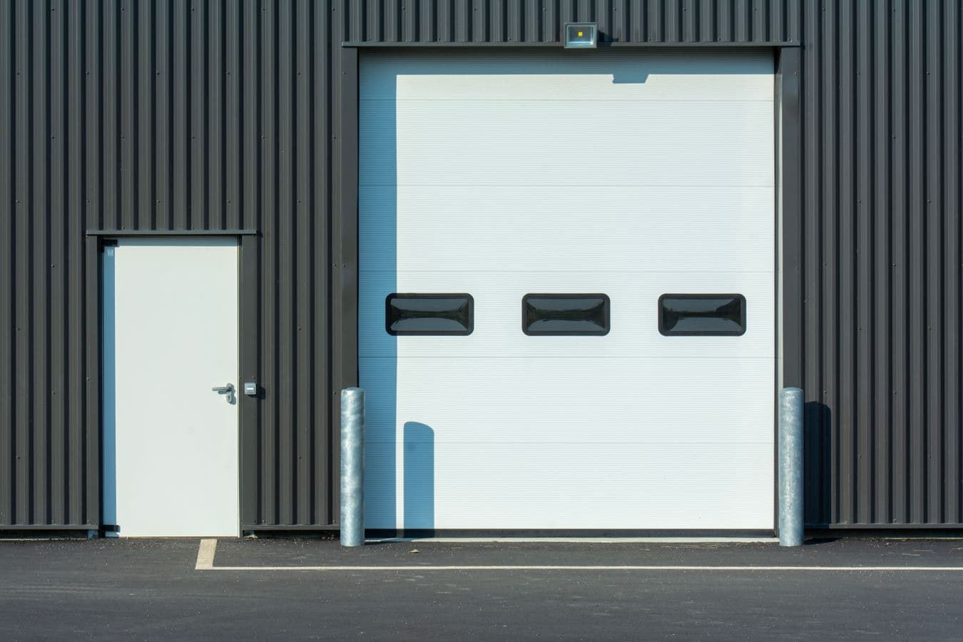 Industrial Sectional Door — Cold Storage Facility
